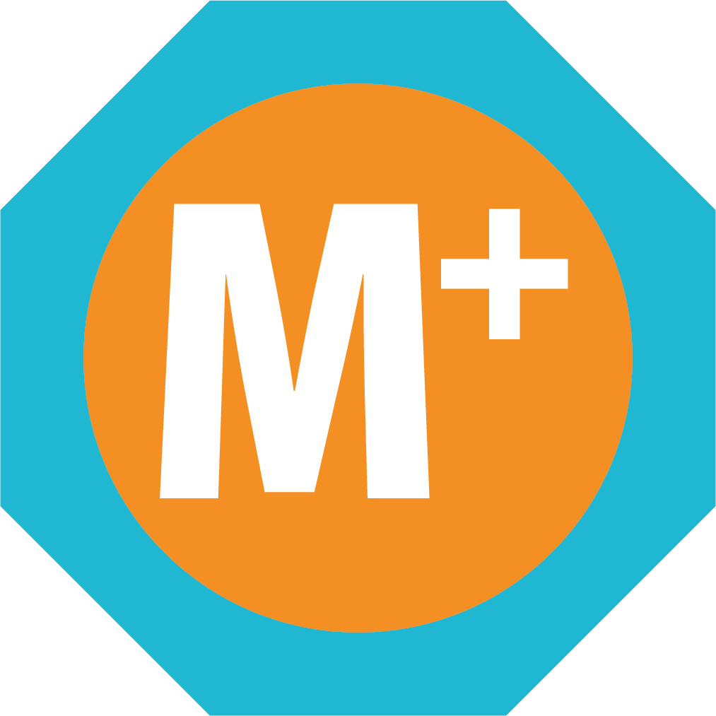 M+ icon